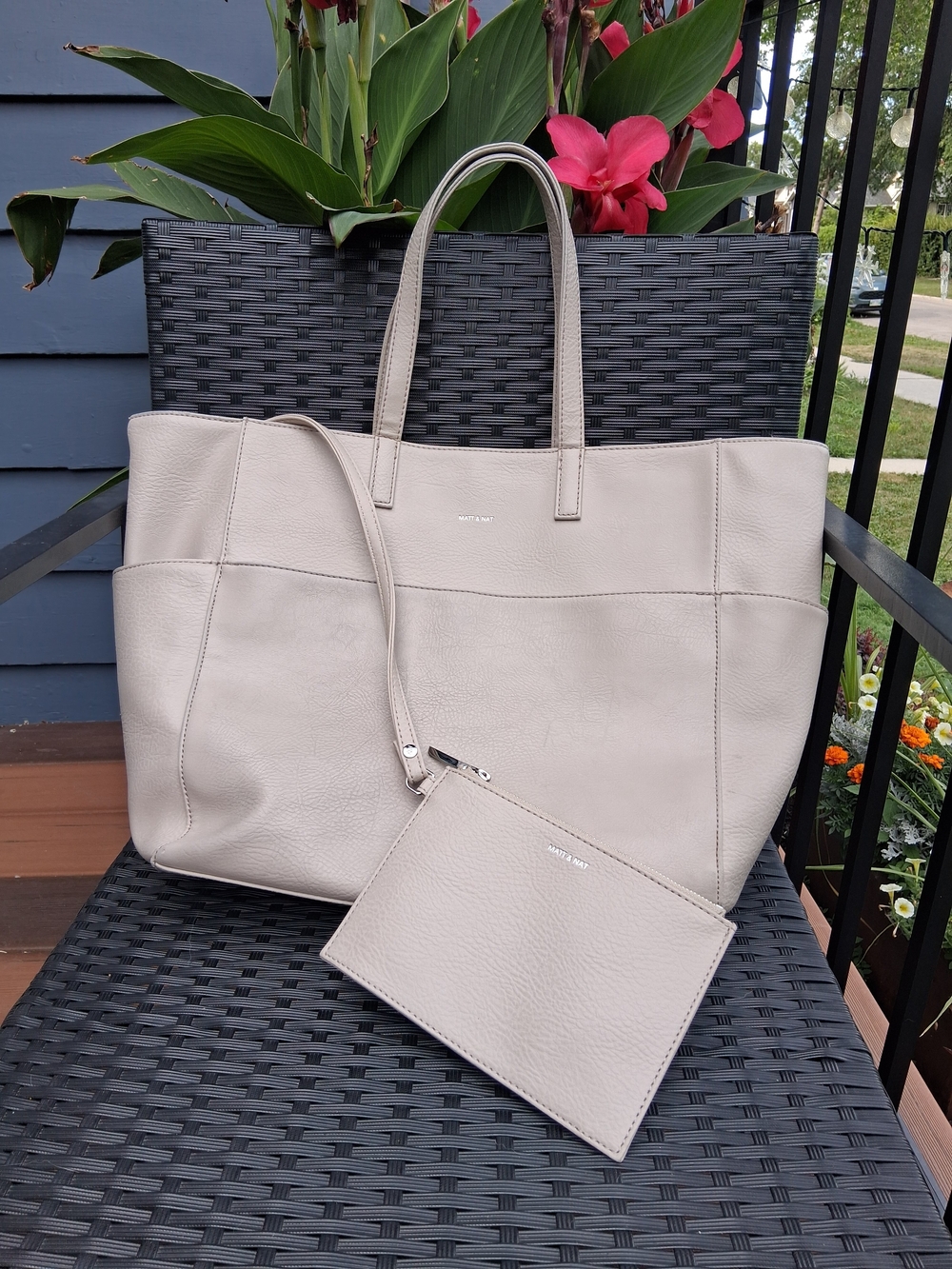 Matt & Nat Tamara Vegan Leather Tote Bag With Pouch